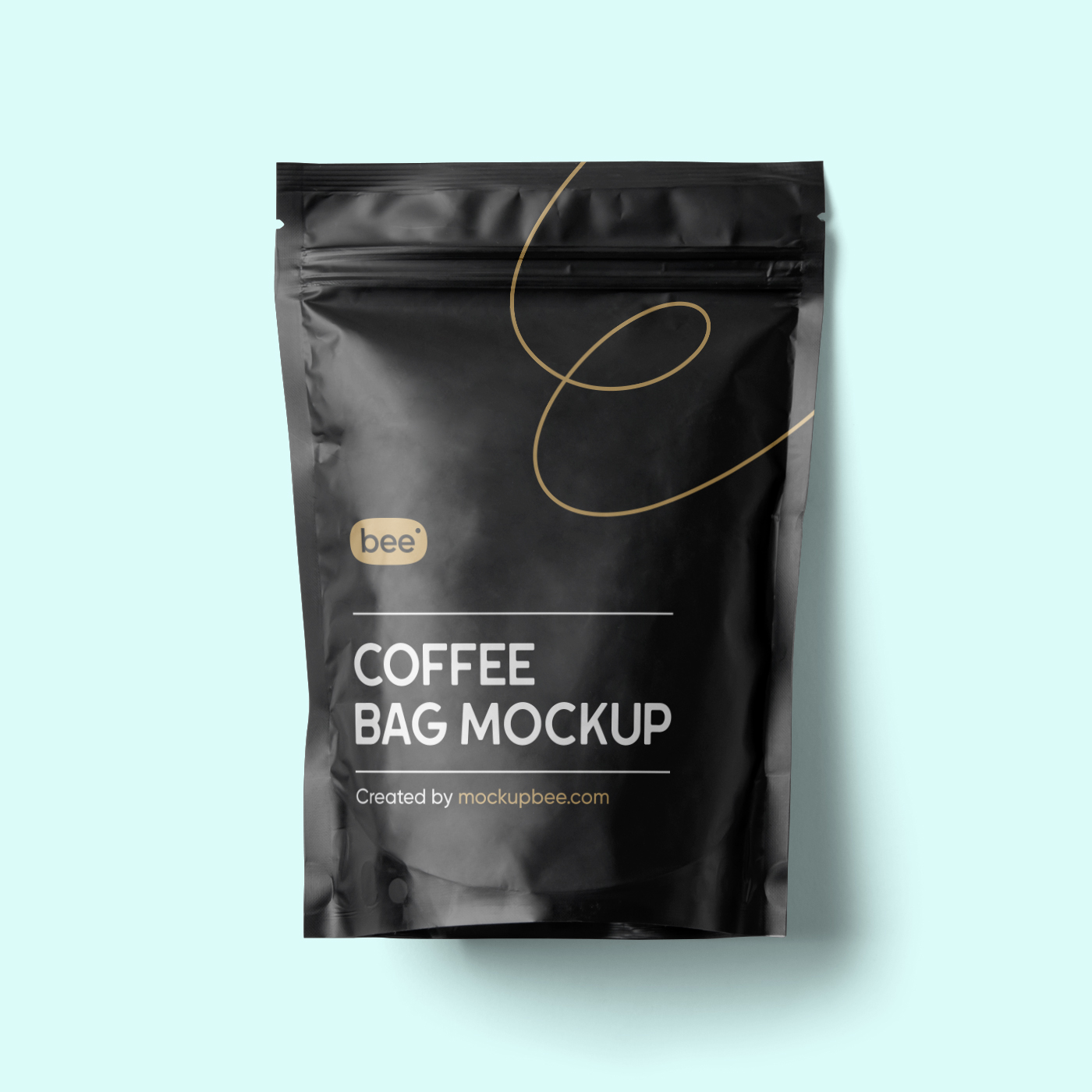 Free Coffee Bag Mockup - mockupbee