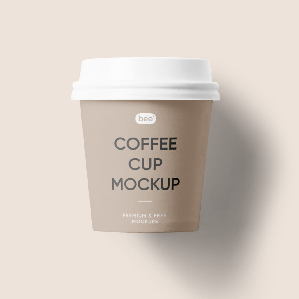 Free Small Paper Cup Mockup