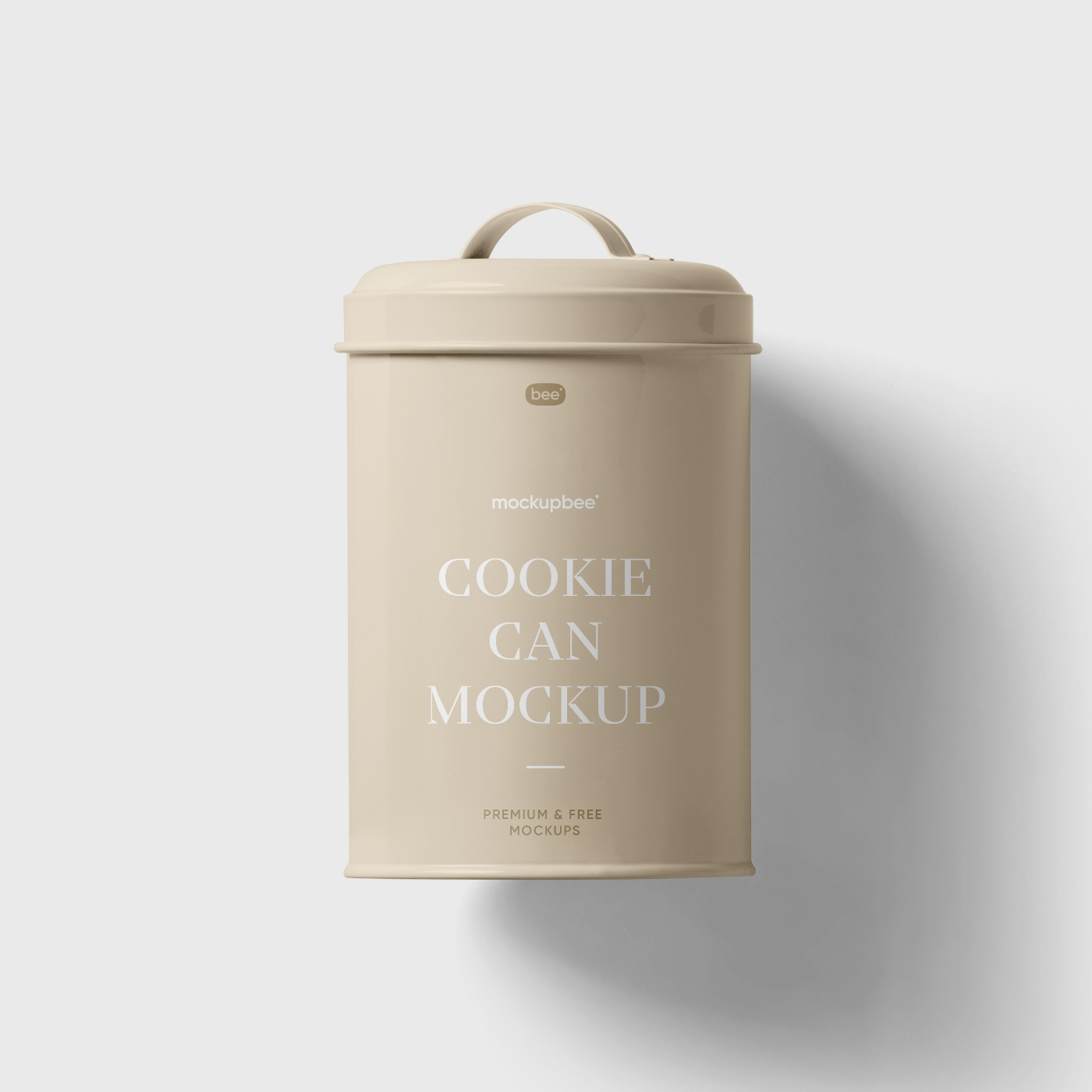 Free Cookie Can Mockup