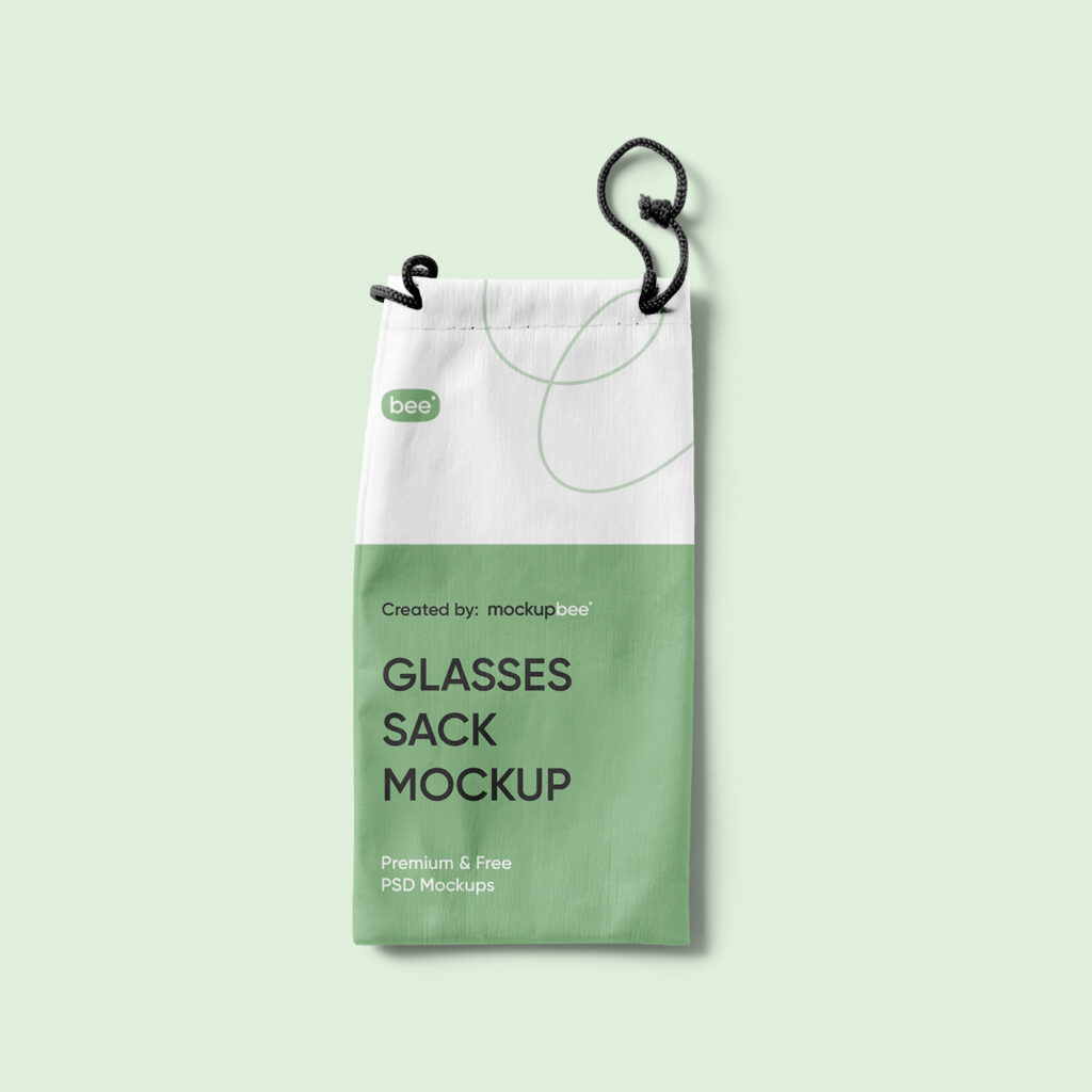 Free Glasses Sack Mockup