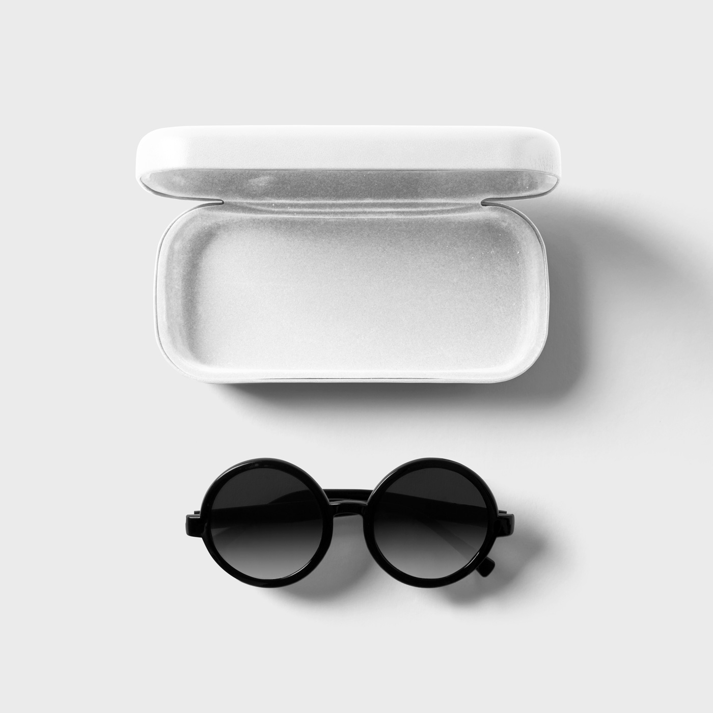 Free Open Glasses Case Mockup