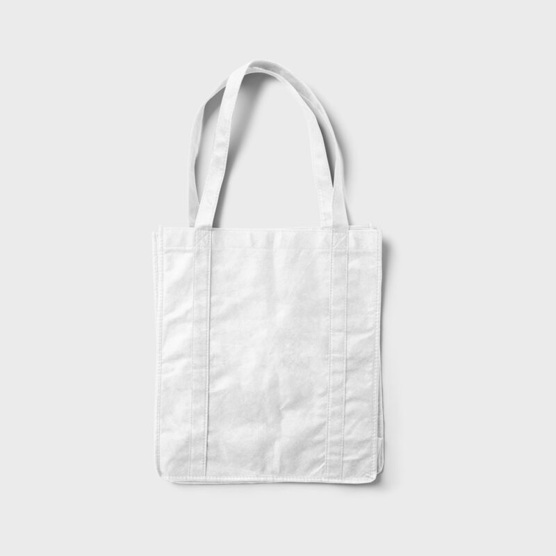 Free Textile Shopping Bag Mockup - mockupbee