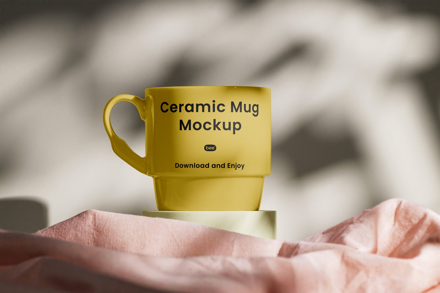 Free Sunny Mug Mockup