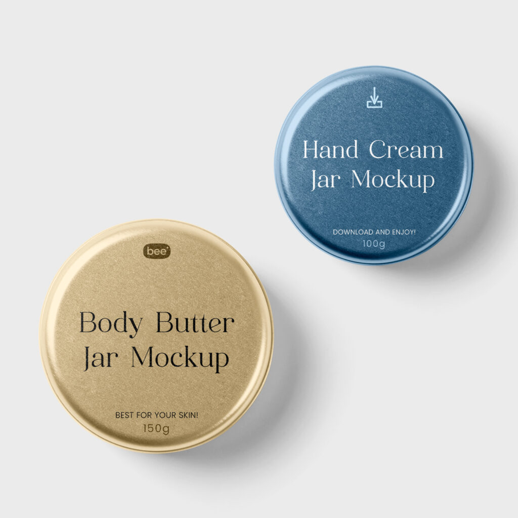 Free Metal Jar Mockups