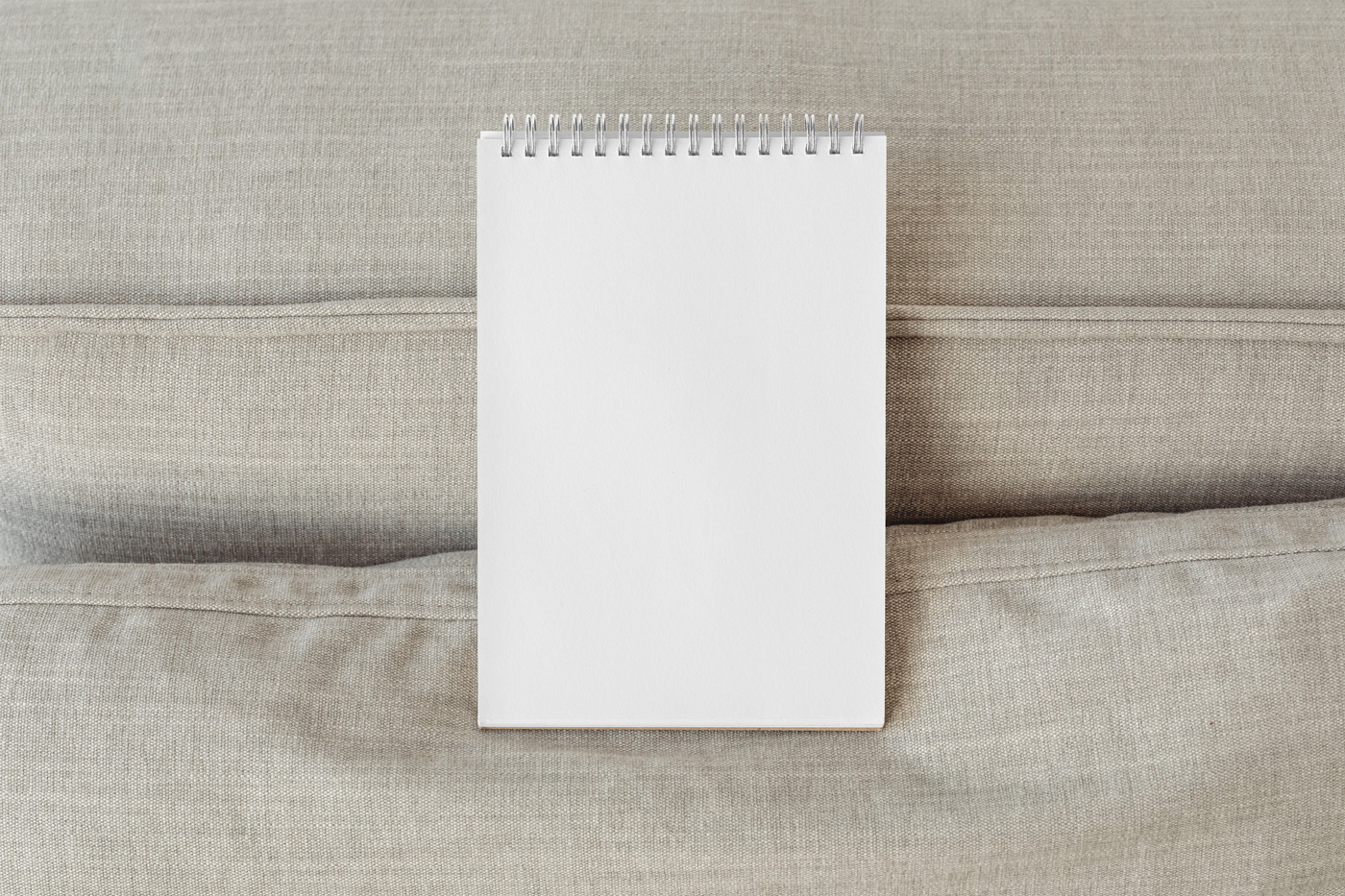 Free Eco Open Notebook Mockup