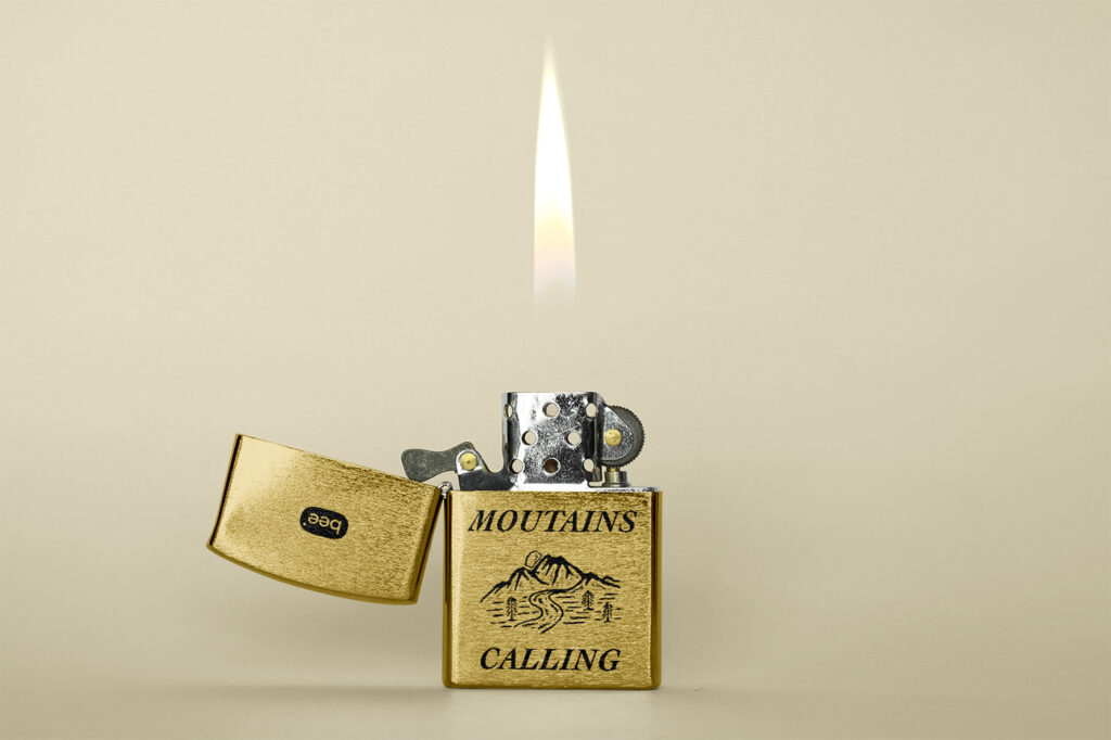 Free Classic Metal Lighter Mockup