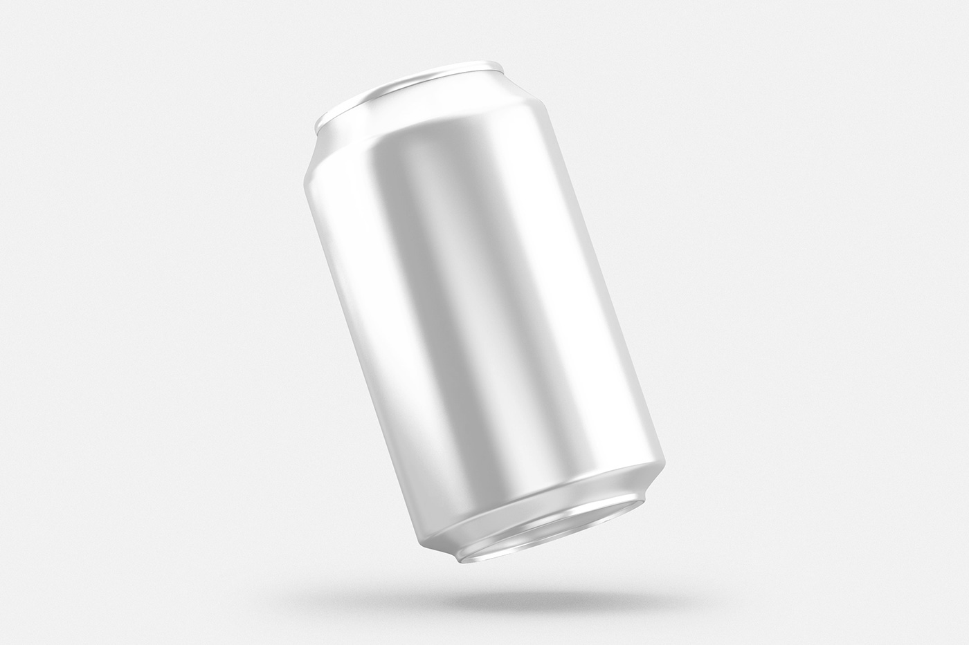 Free Aluminium Can Mockup