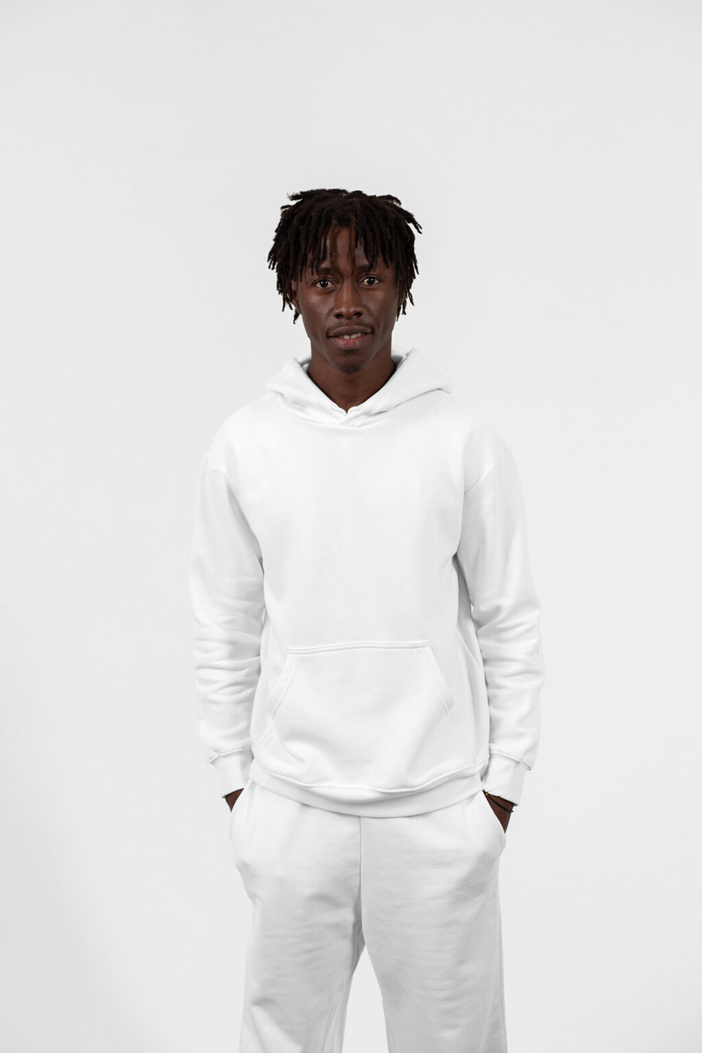 Free Hoodie with Sweatpants Mockup - mockupbee