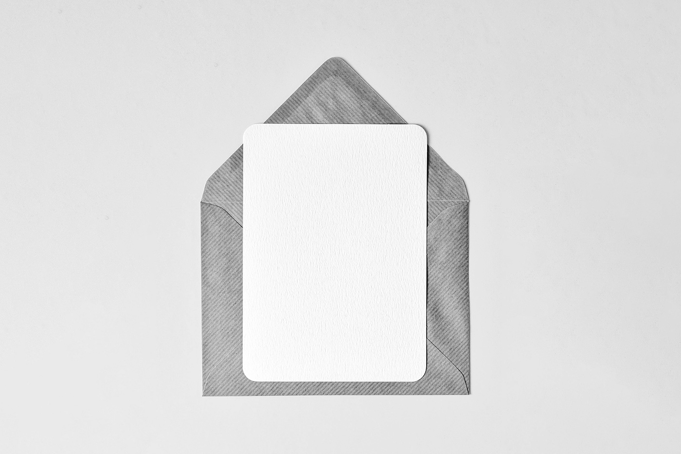 Free Card with Rounded Corners Mockup