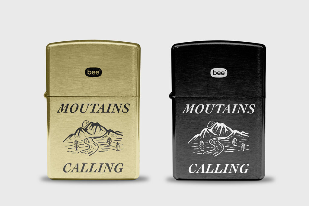 Free Double Lighter Mockup