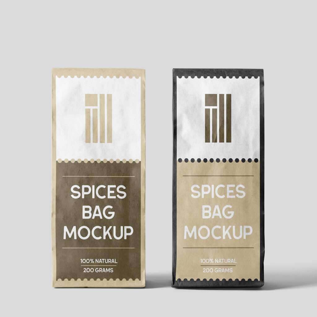 Free Oblong Eco Paper Bag Mockups