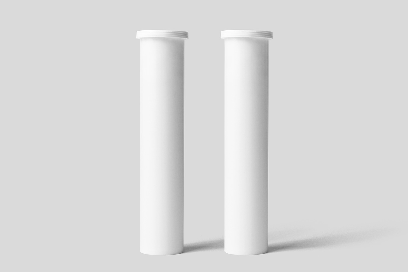 Free Bottle of Effervescent Tablets Mockup