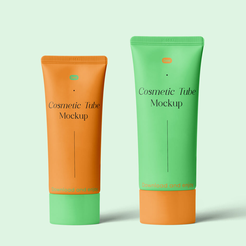 Free Cosmetic Tube Mockups