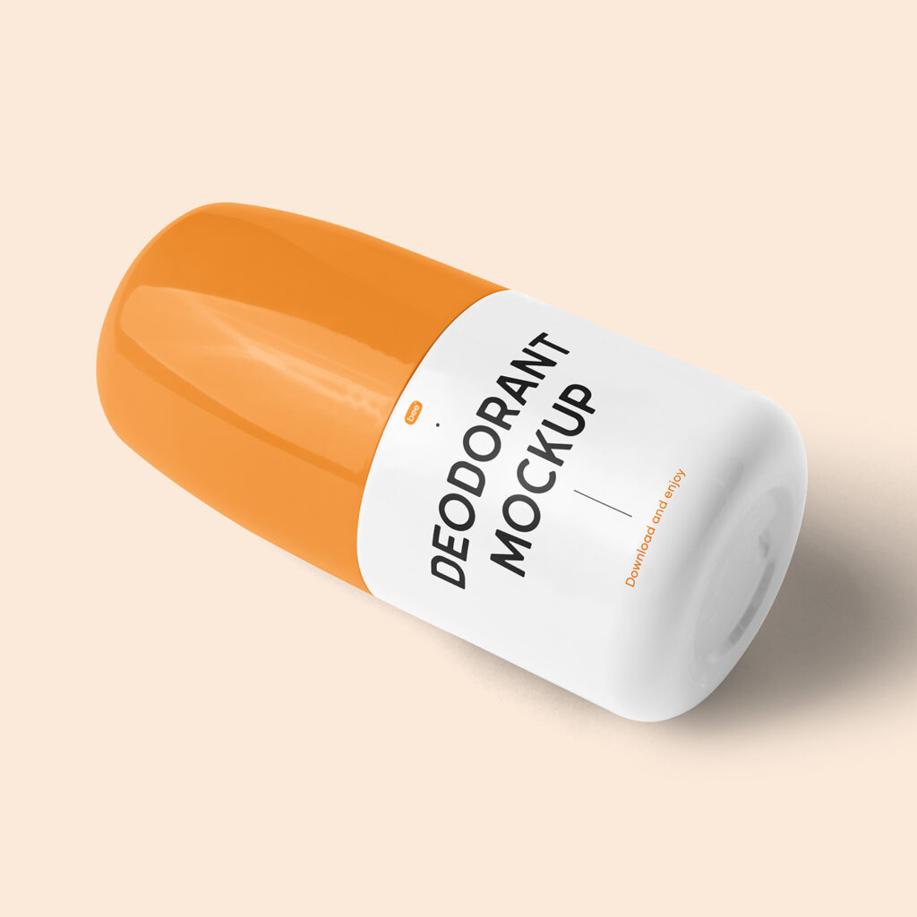 Free Roll-On Deodorant Mockup