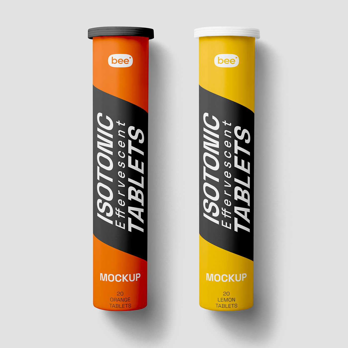 Free Isotonic Effervescent Bottle Mockups