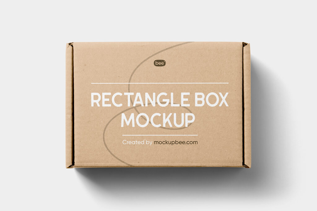 Free Packaging Paper Box Mockup