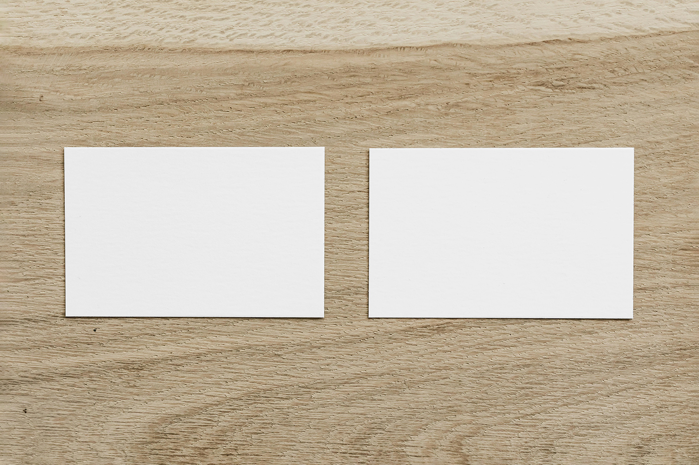 Free Front View Business Card Mockups