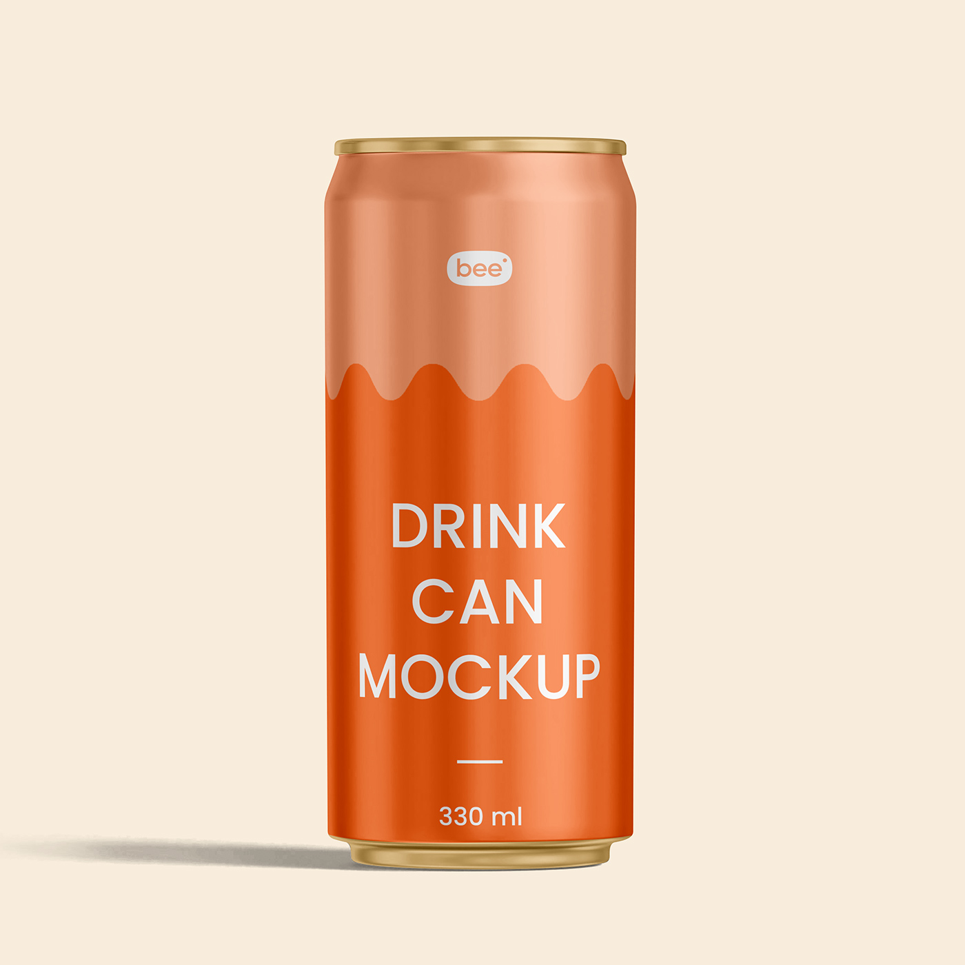 Free Narrow Can Mockup