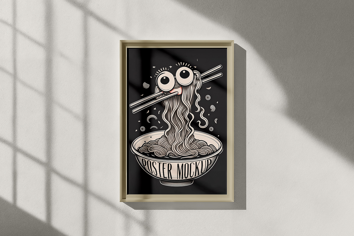 Free Classic Poster Frame Mockup