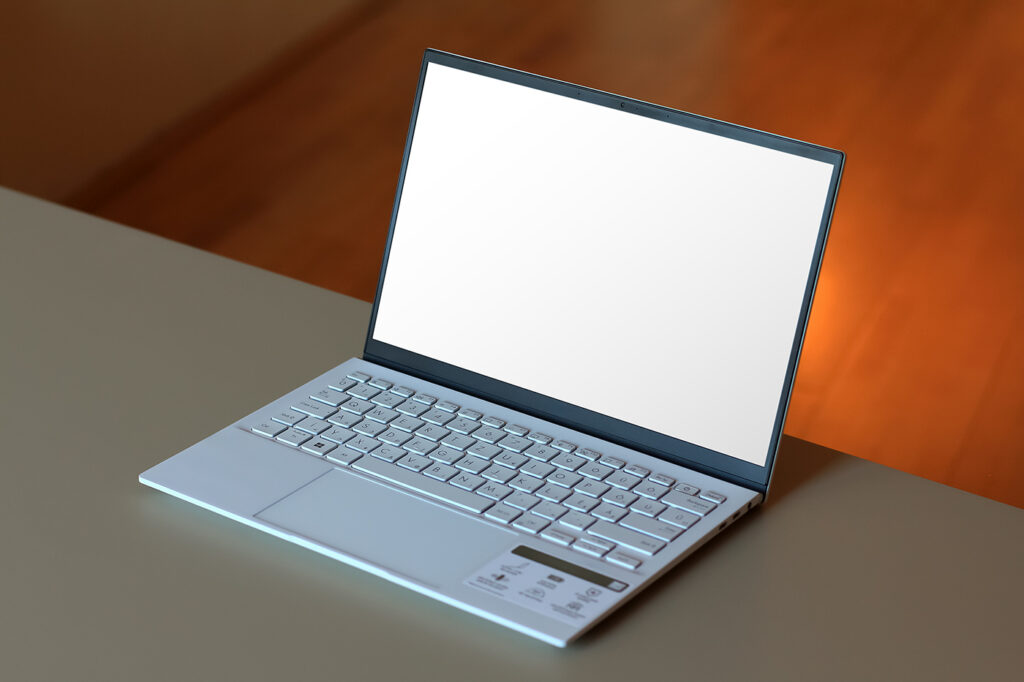 Labtop Device Free Laptop Device Display Mockup - mockupbee