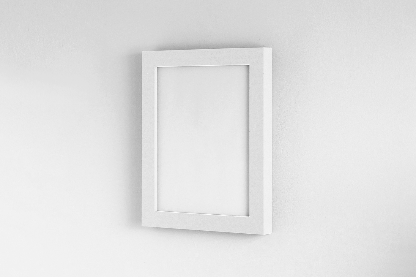 Free Thick Picture Frame Mockup