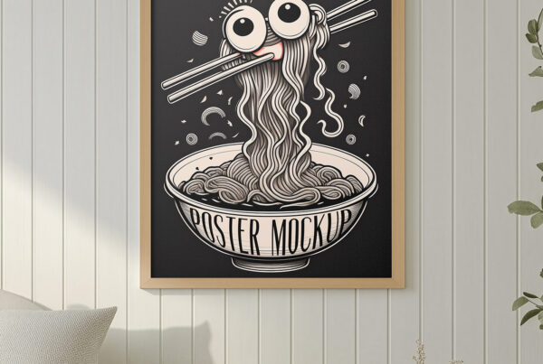 Free Interior Poster Mockup