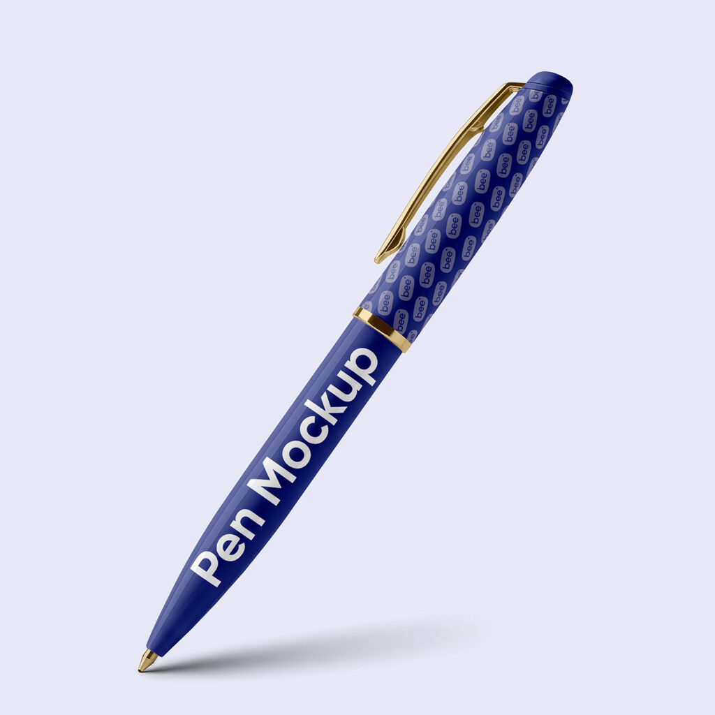 Free Standing Pen Mockup