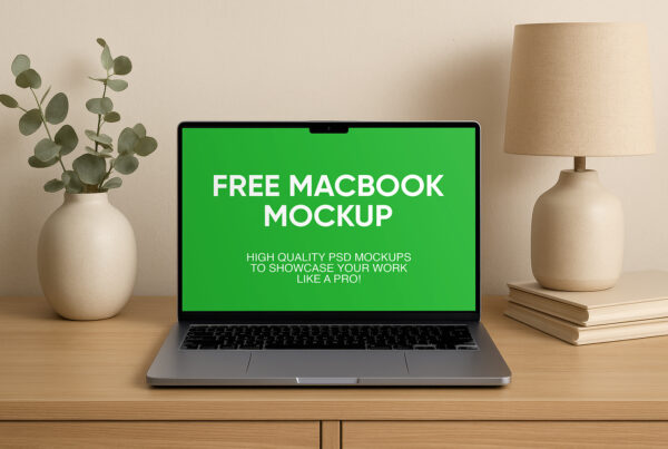 Free MacBook Display Mockup