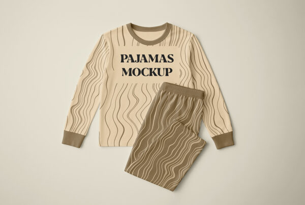 Free Pajamas Set Mockup