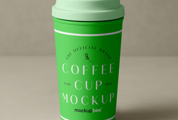 Free Take Away Mug Mockup