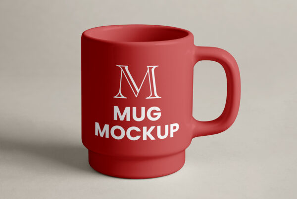 Free Glass Mug Mockup