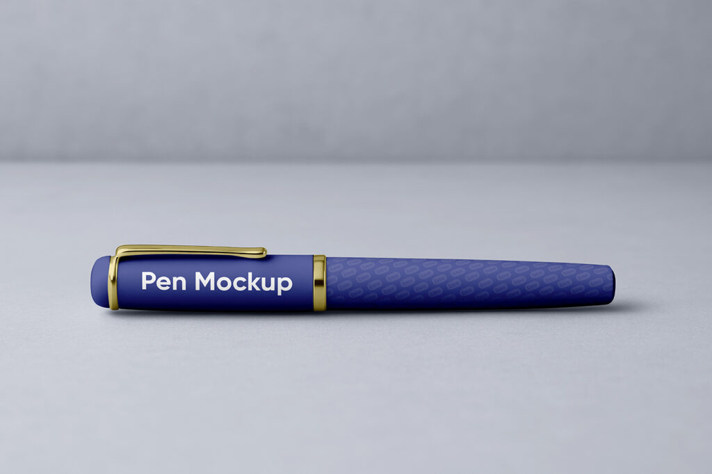 Free Pen Studio Shot Mockup
