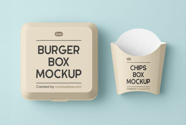 Free Fast Food Packaging Mockup