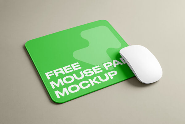Free Mouse Pad Mockup