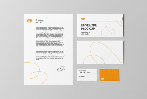Free Stationery Set Mockups