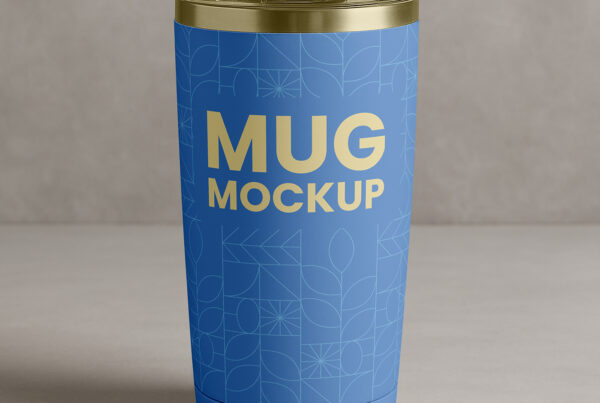 Free Thermal Cup Mockup