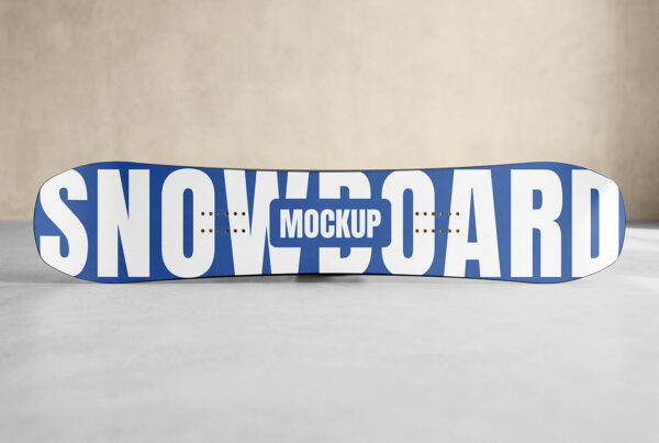 Free Snowboard Mockup