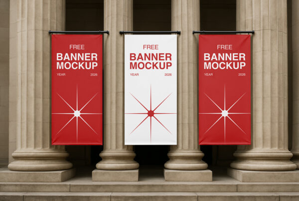 Free Triple Banner Mockups