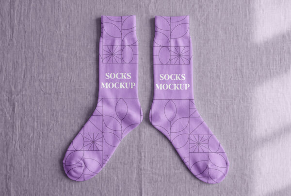 Free Classics Socks Mockup