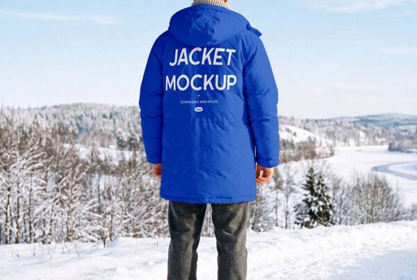 Free Winter Jacket Mockup